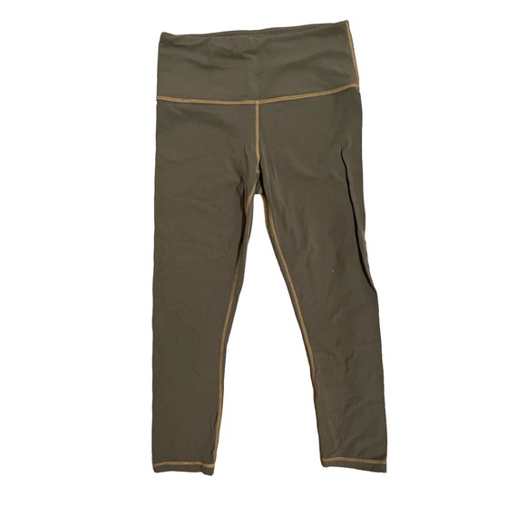 Athleta Pants - Athleta Capri Workout Exercise Leggings Olive Women's Size XS